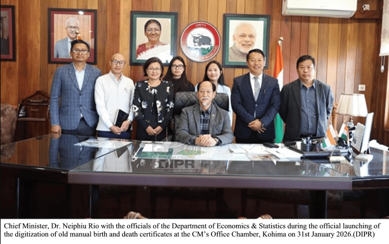 CM LAUNCHES DIGITISATION OF OLD MANUAL BIRTH AND DEATH CERTIFICATES