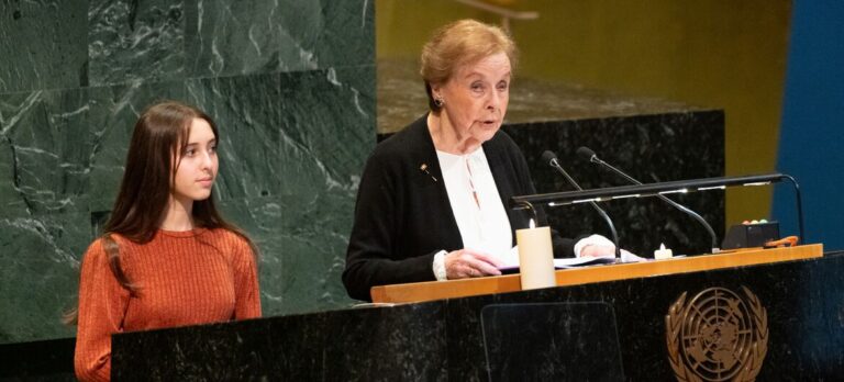 ‘We children saw things that no one should ever have to see’ Holocaust survivor tells the UN