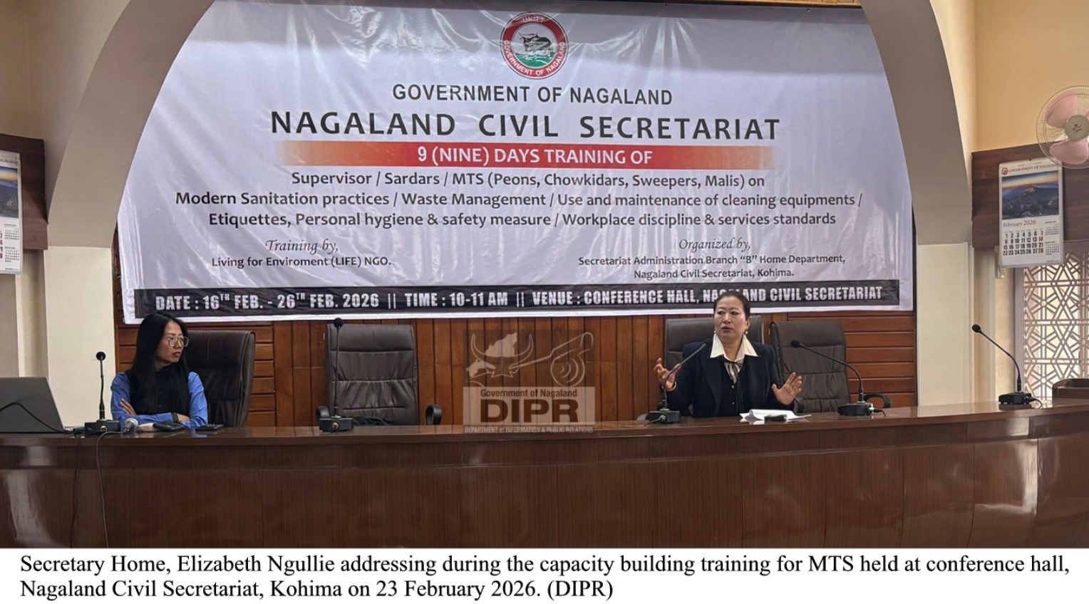 TRAINING FOR MTS FOCUSES ON DISCIPLINE AND SANITATION PRACTICES
