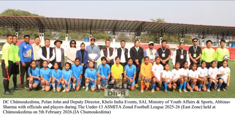 CHÜMOUKEDIMA HOSTS U-13 ASMITA EAST ZONE FOOTBALL LEAGUE