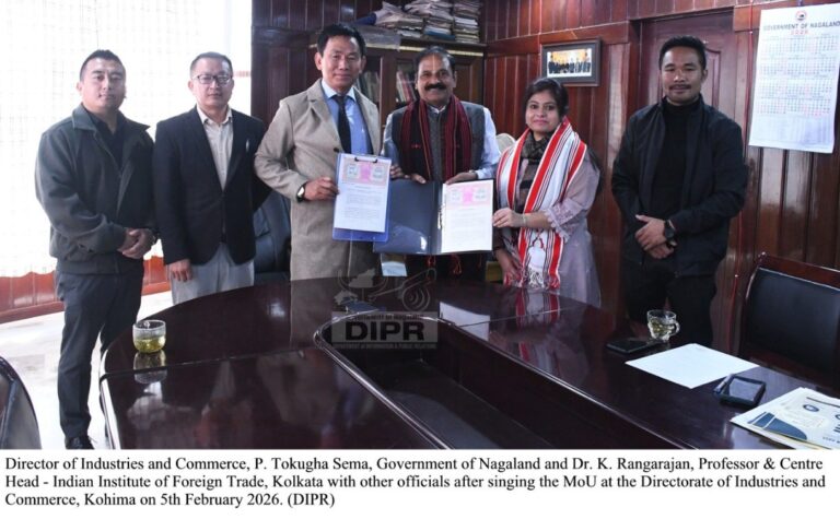 MoU signed to establish Export Facilitation Cell in Nagaland