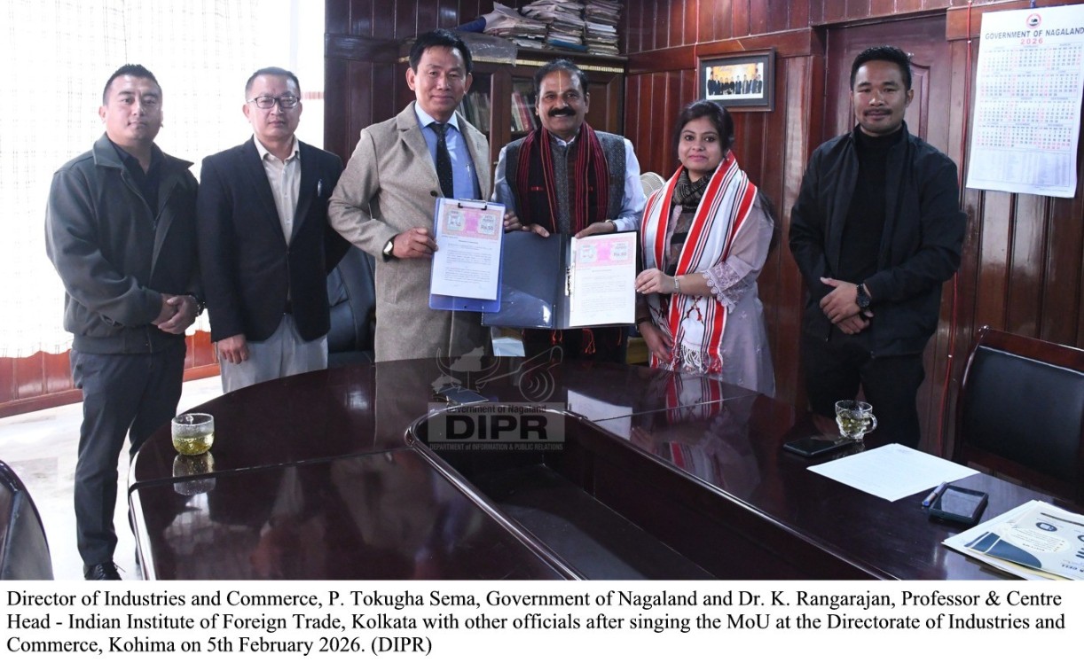 MoU signed to establish Export Facilitation Cell in Nagaland