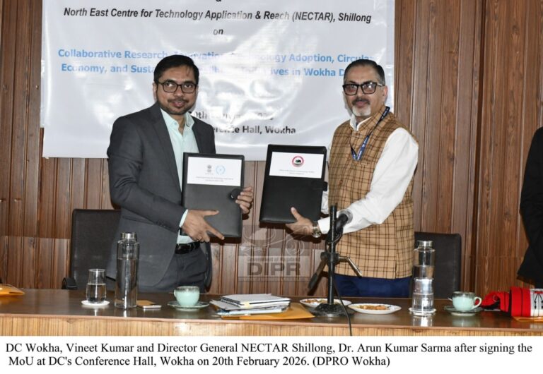WOKHA SIGNS MoU WITH NECTAR TO BOOST AGRI-ENTREPRENEURSHIP