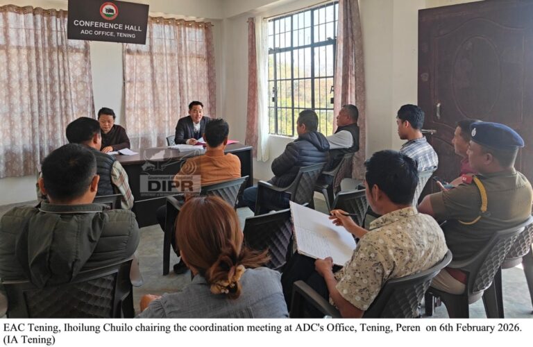 COORDINATION MEETING HELD AT TENING