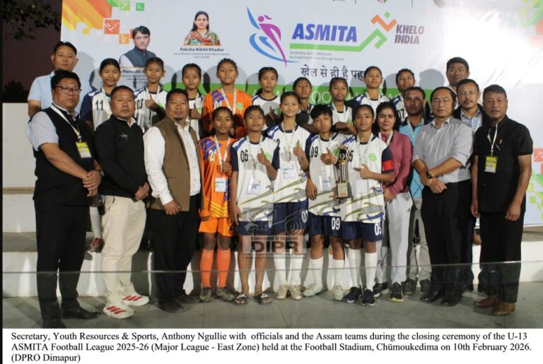 U-13 ASMITA Football League 2025–26 (East Zone) Concludes at Chümoukedima