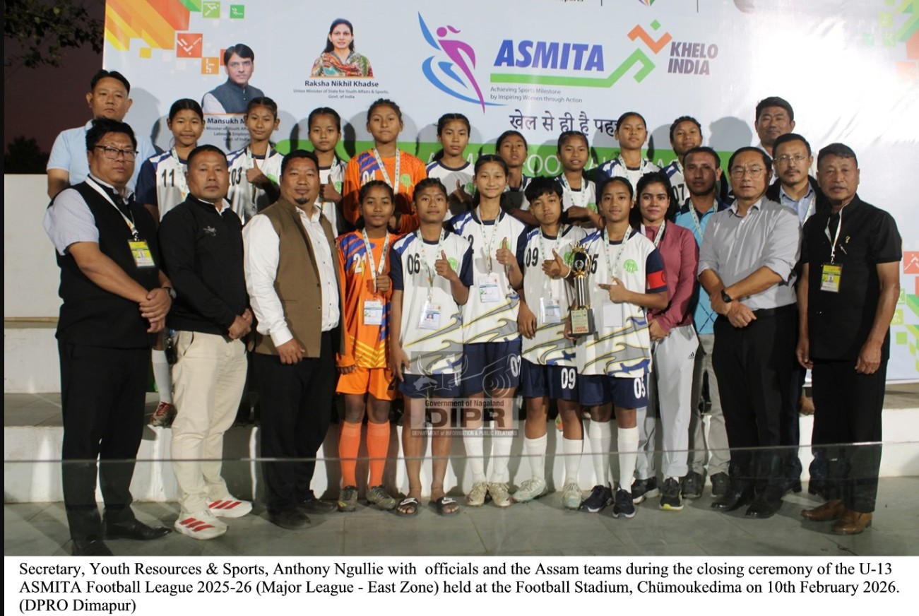 U-13 ASMITA Football League 2025–26 (East Zone) Concludes at Chümoukedima