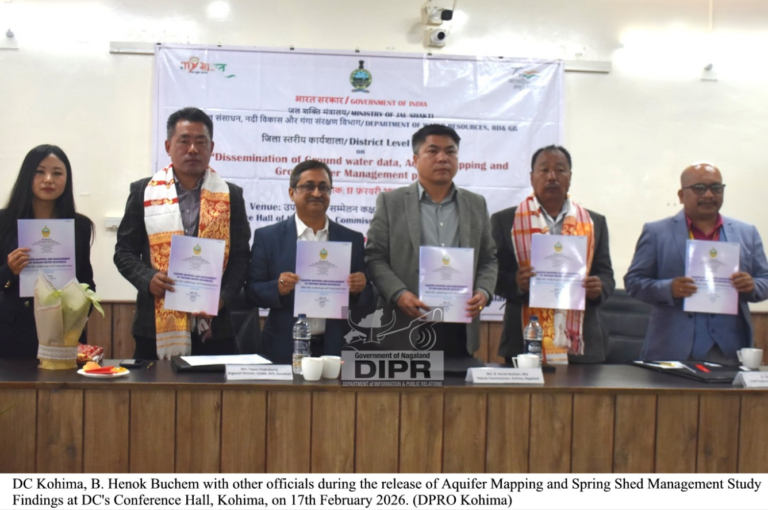 DISTRICT LEVEL WORKSHOP ON GROUNDWATER DATA AND AQUIFER MAPPING HELD IN KOHIMA