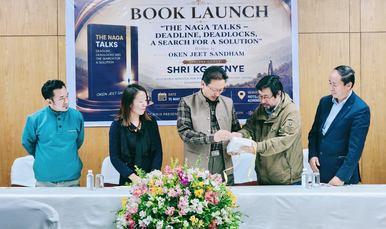 Oken Jeet Sandham’s ‘The Naga Talks’ launched in Kohima