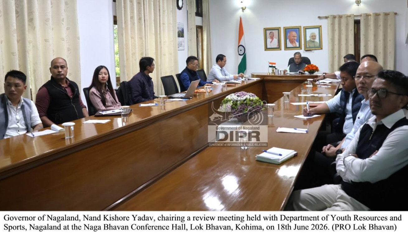 GOVERNOR REVIEWS YOUTH AND SPORTS DEVELOPMENT INITIATIVES IN NAGALAND