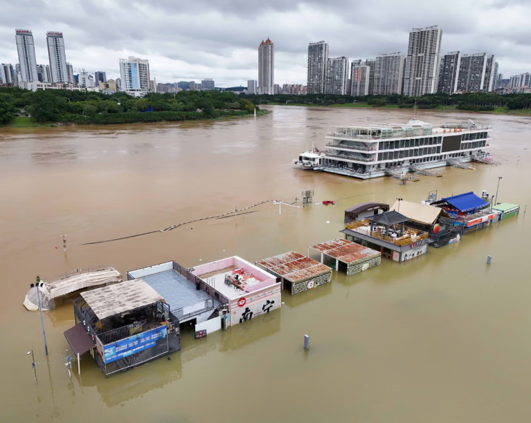Weather tracker: Typhoon leaves people stranded on rooftops in China