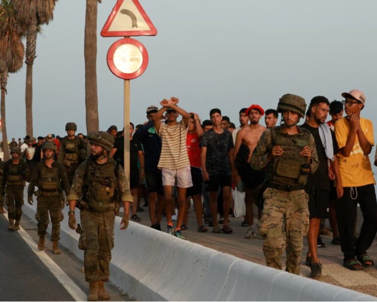 Ceuta was a carnival of anti-migrant content for hateful opportunists on the right – and a lesson for the left