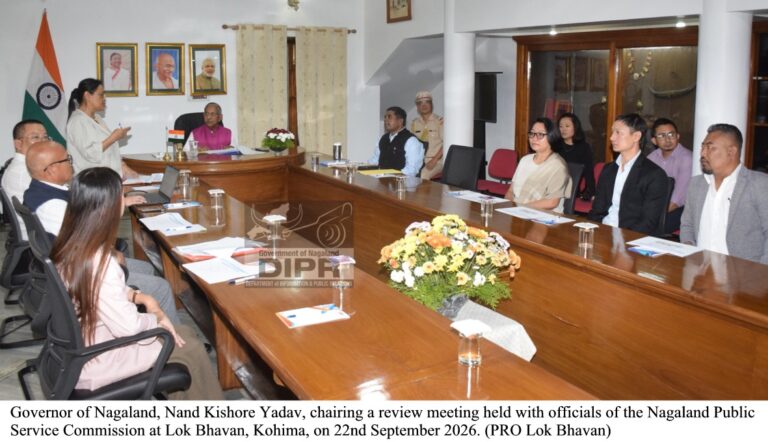 GOVERNOR REVIEWS FUNCTIONING OF NAGALAND PUBLIC SERVICE COMMISSION