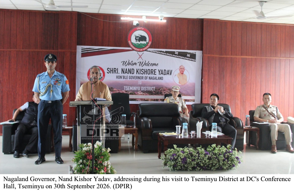 NAGALAND GOVERNOR VISITS TSEMINYU, REVIEWS DEVELOPMENT PRIORITIES