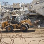 61m tonnes of rubble: Gaza aid workers face delicate task of clearing ruins concealing up to 10,000 bodies