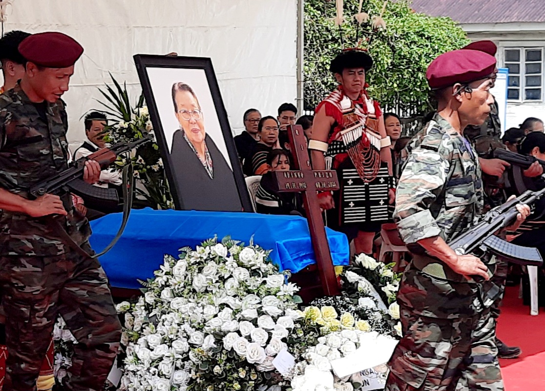 ADINO PHIZO LAID TO REST; BROTHER RECALLS HER RESOLVE TO CONTINUE AS NNC PRESIDENT