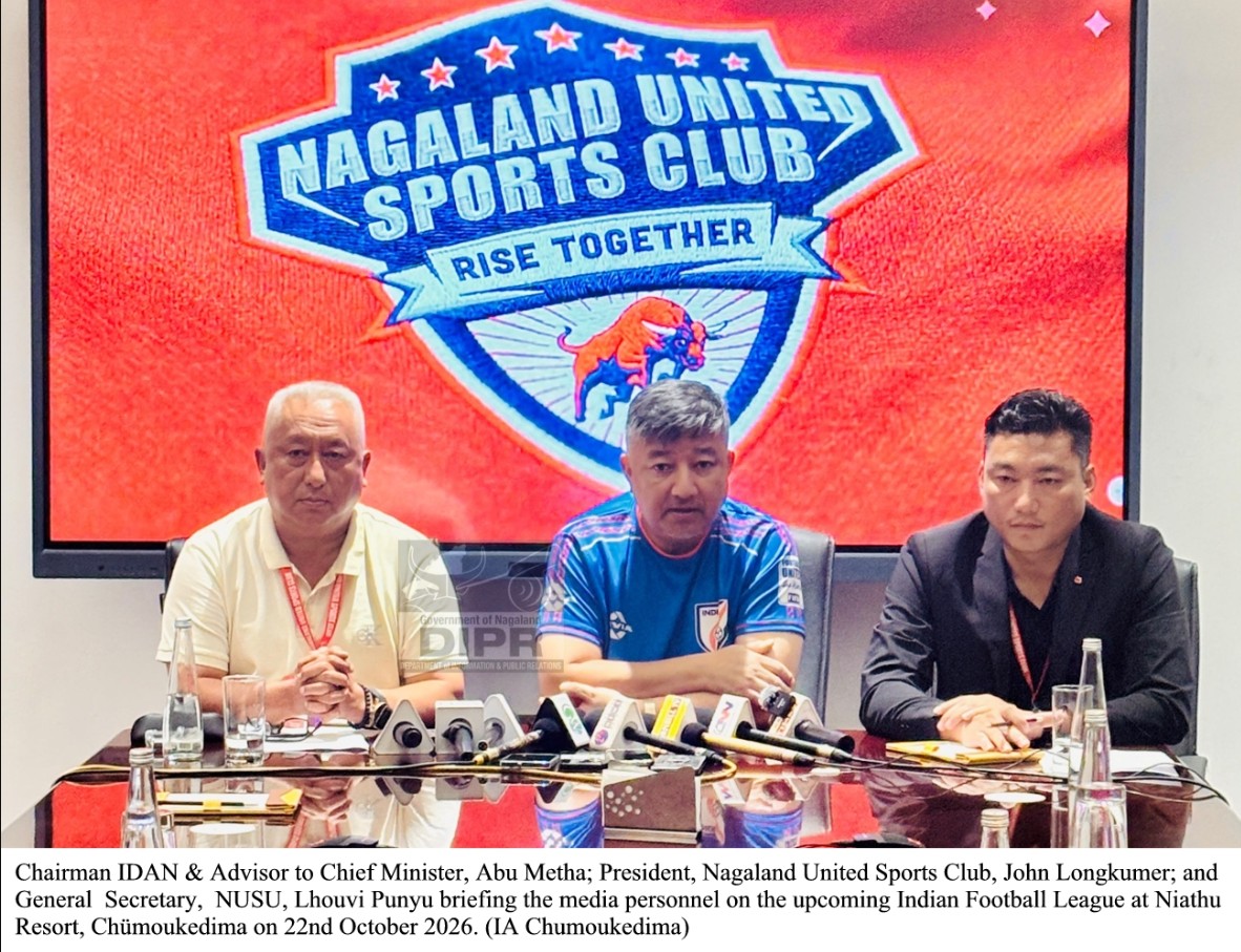 NAGALAND UNITED SPORTS CLUB TO MAKE INDIAN FOOTBALL LEAGUE DEBUT ON OCTOBER 30