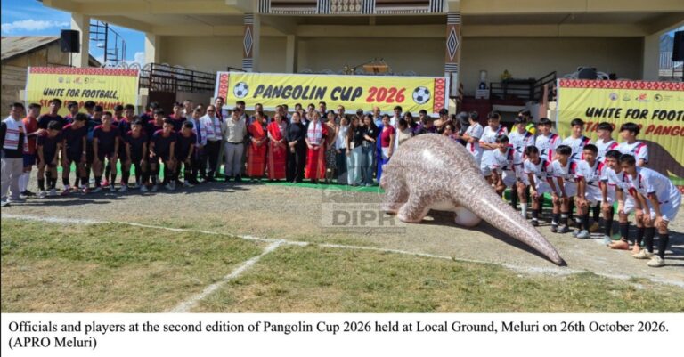 Pangolin Cup 2026 inaugurated in Meluri to promote wildlife conservation