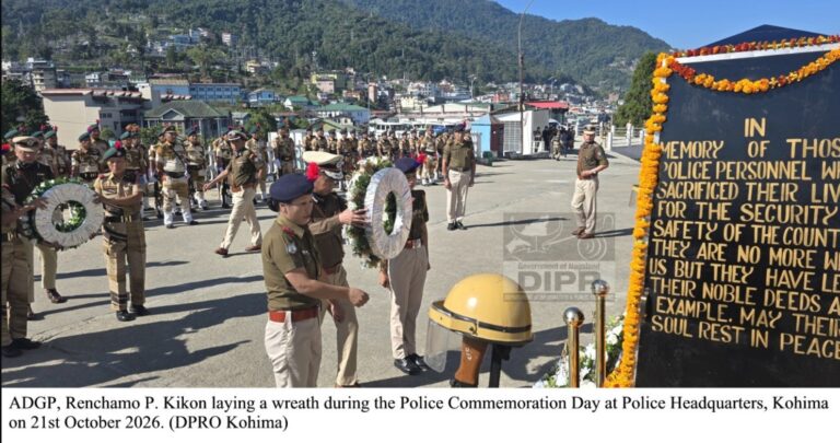 Nagaland Police bbserves Police Commemoration Day at PHQ Kohima