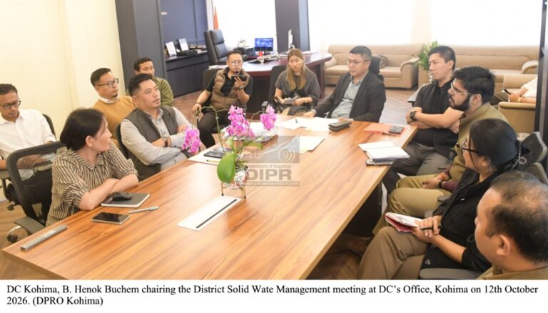 KOHIMA REVIEWS SOLID WASTE MANAGEMENT RULES, STRESSES WASTE SEGREGATION AND ACCOUNTABILITY