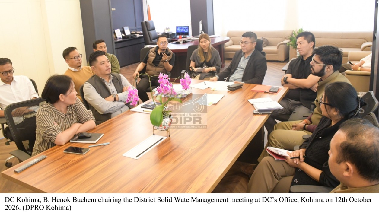 KOHIMA REVIEWS SOLID WASTE MANAGEMENT RULES, STRESSES WASTE SEGREGATION AND ACCOUNTABILITY